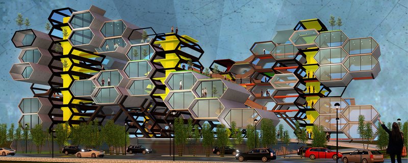 Micro housing is in-fact a honeycomb to uplift the living pattern for younger generation