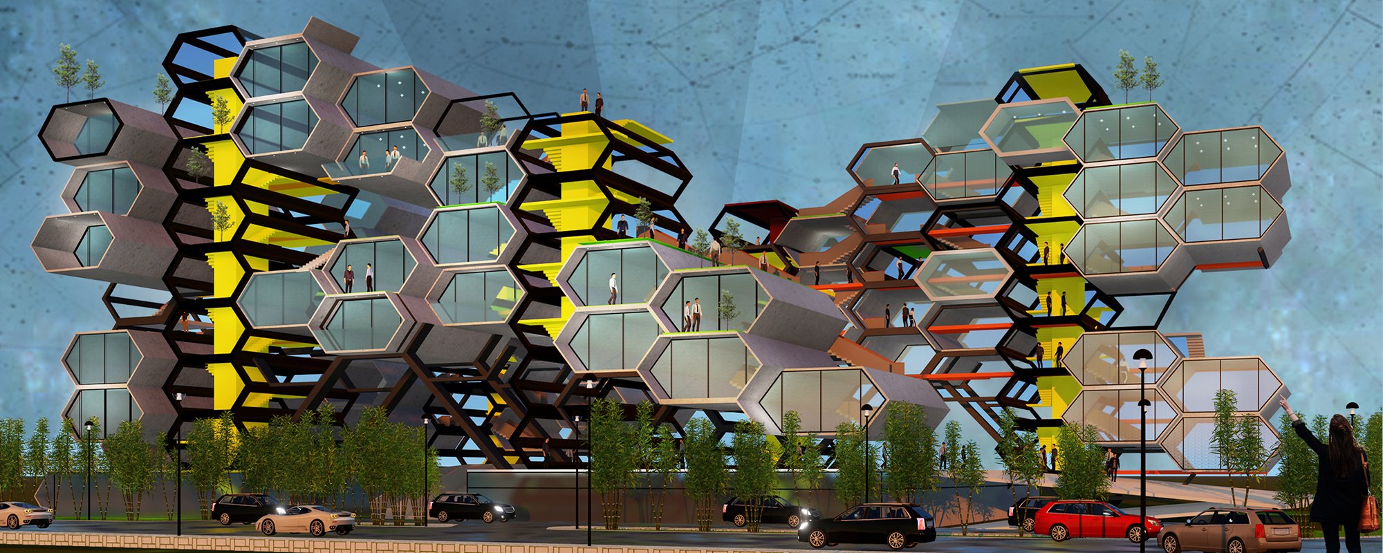 Micro housing is in-fact a honeycomb to uplift the living pattern for younger generation