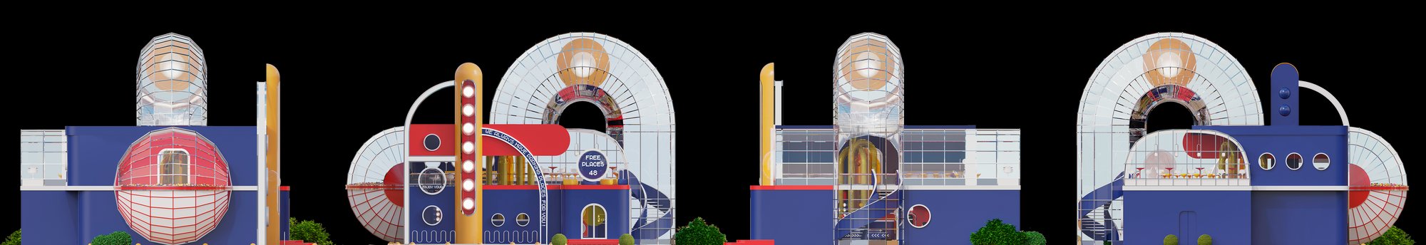 Design solution of facades