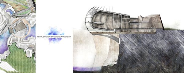 NOTHINGNESS - REVITALISATION OF AN ABANDONED QUARRY IN CHENNAI