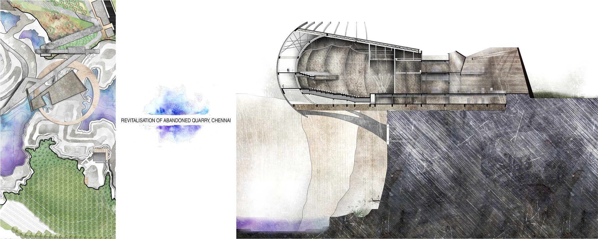 NOTHINGNESS - REVITALISATION OF AN ABANDONED QUARRY IN CHENNAI