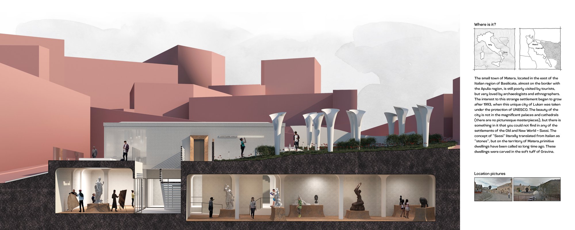 The Museum of Culture in the city of Matera