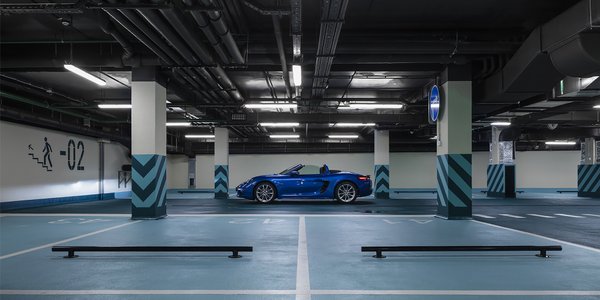 Parking lot in Reef Residence Sochi