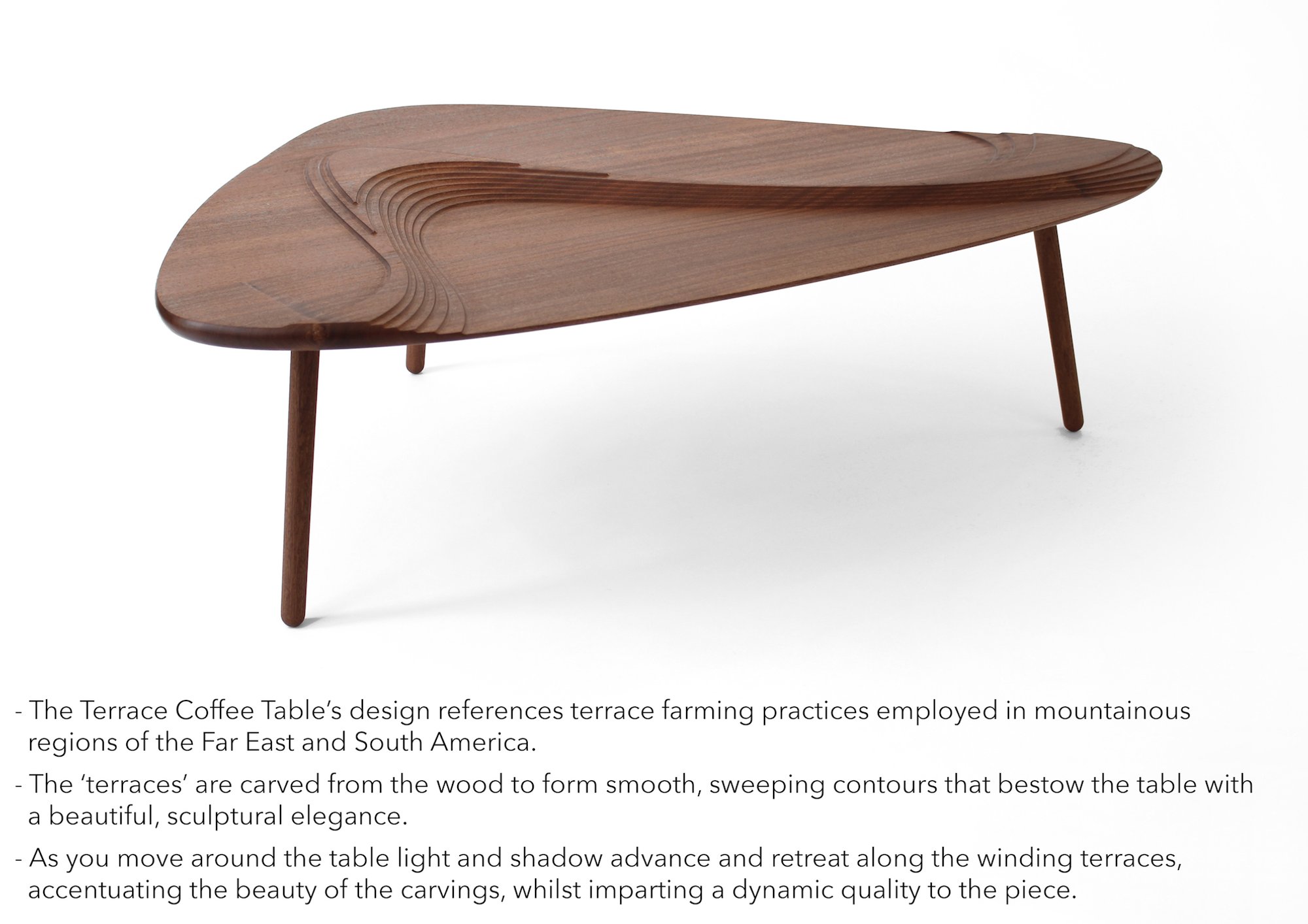 The Terrace Coffee Table - 3D View