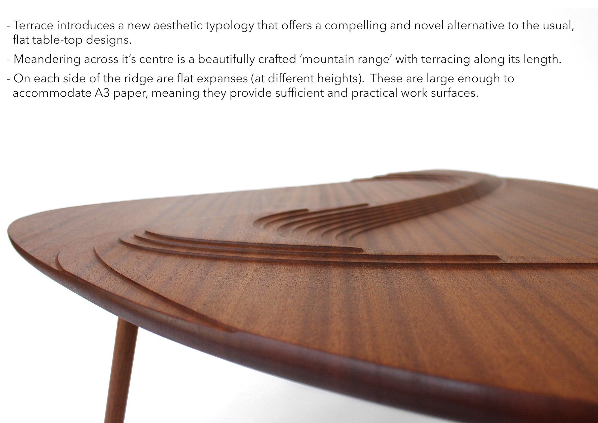 Terrace Coffee Table - Detailed View of the Carvings