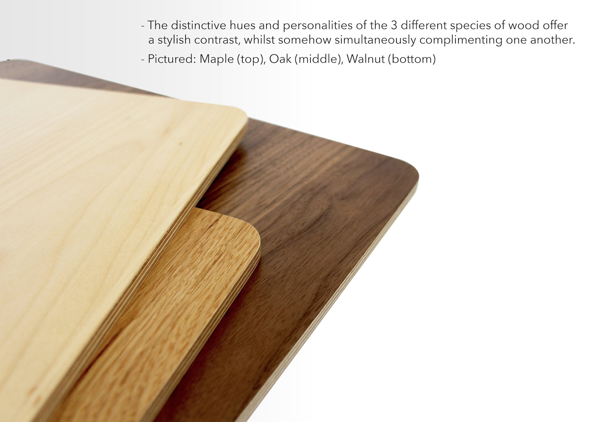 Stacked Coffee Table - Wood Varieties