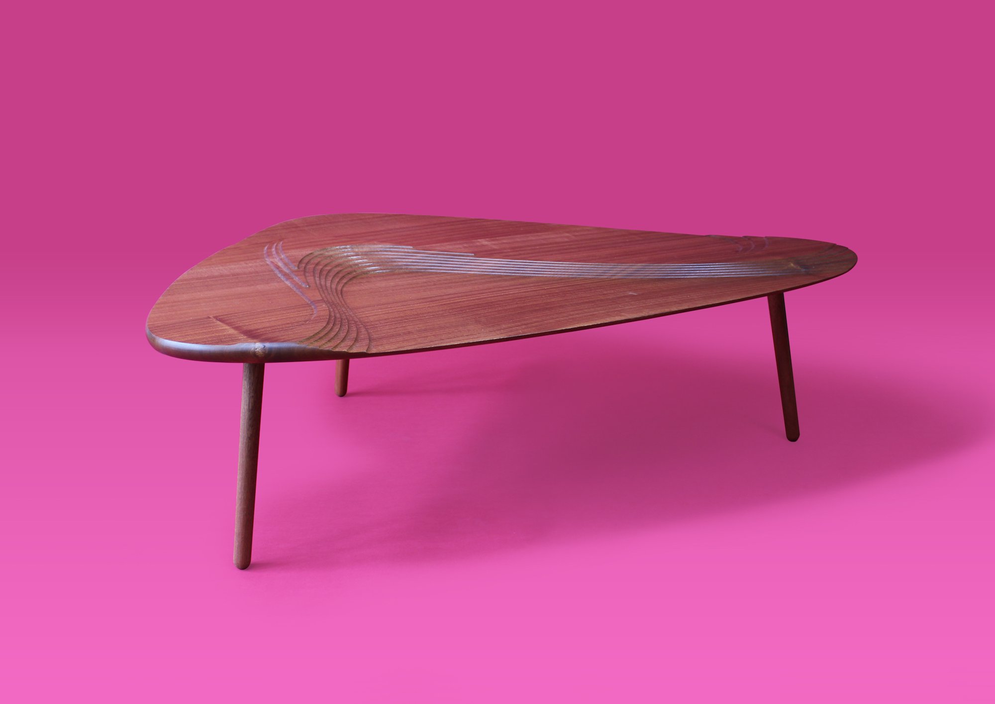 The Terrace Coffee Table - Purple Background