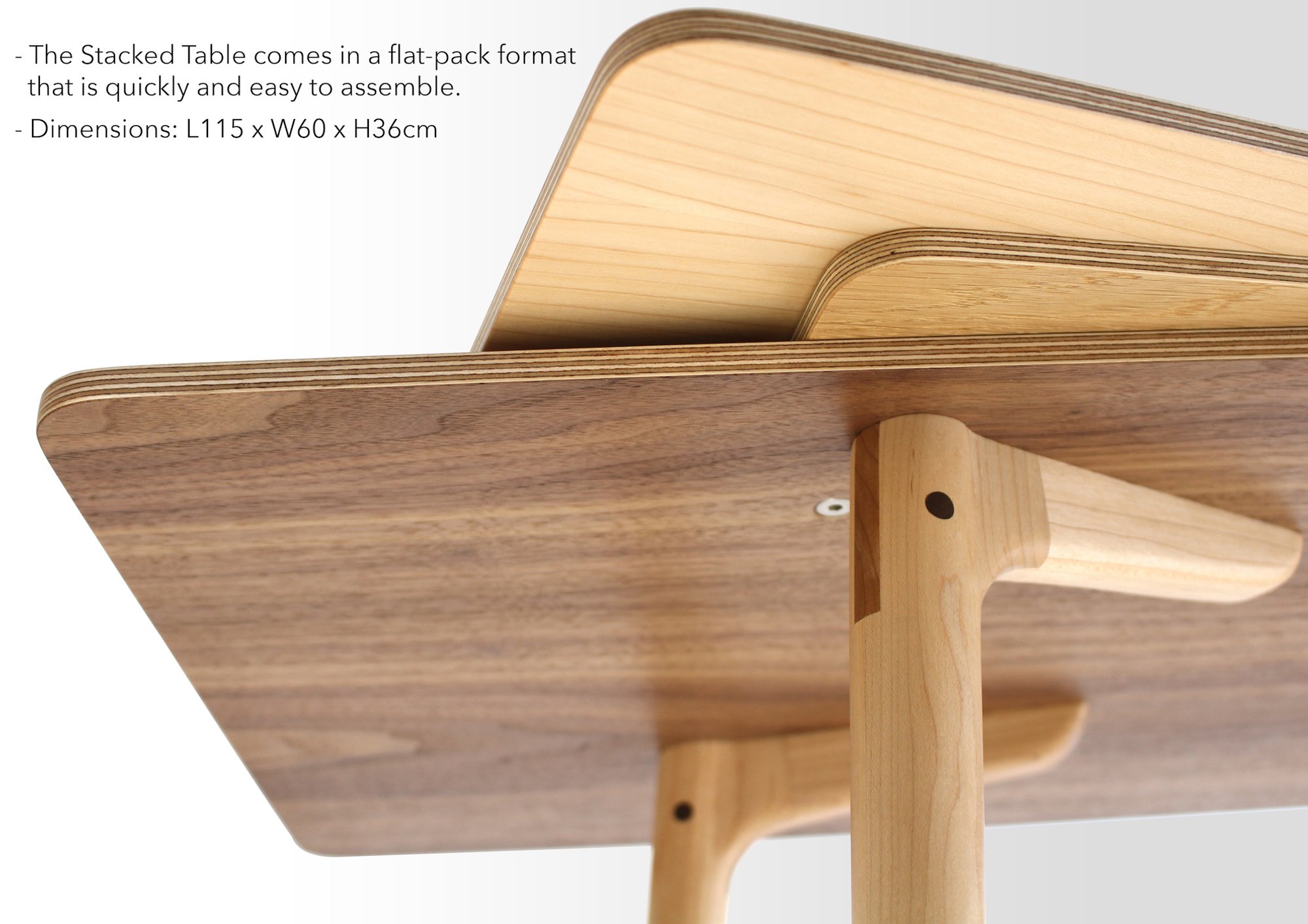 Stacked Coffee Table - Expertly Crafted