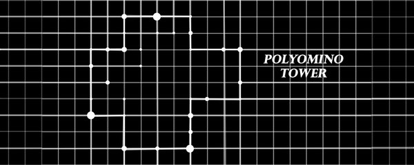 Polyomino tower