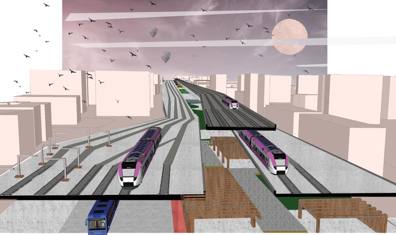 THE THREE PLANES OF RESURRECTION: a vertical transit system for a congested city