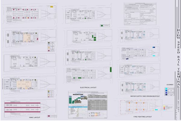 HIGH SPEED RAIL TERMINAL, INDIA.
