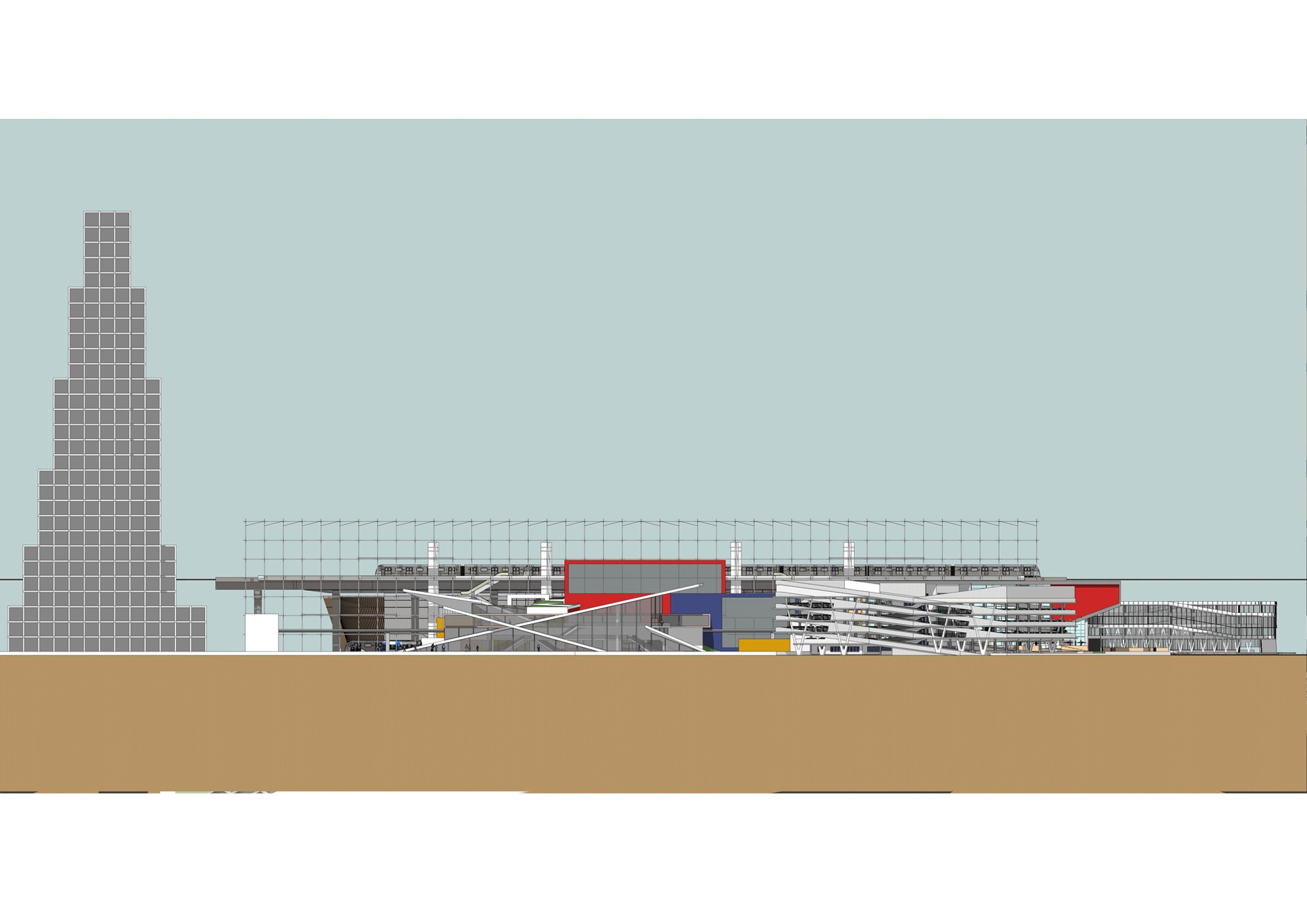 Multimodal hub - elevation