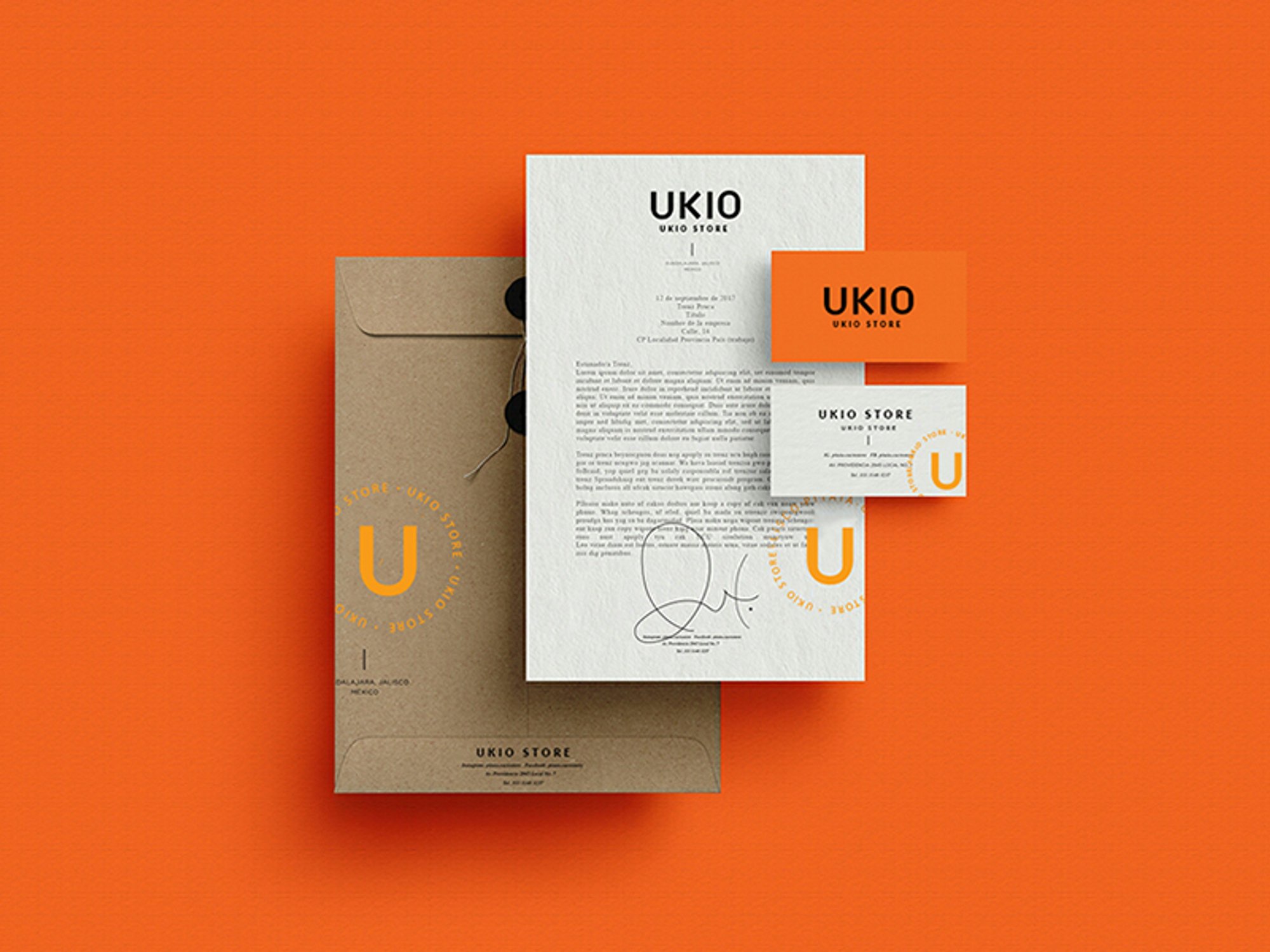 UKIO STORE Logo and Identity Design