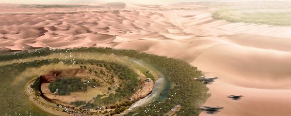THE   GREEN   EYE   OF   SAHARA