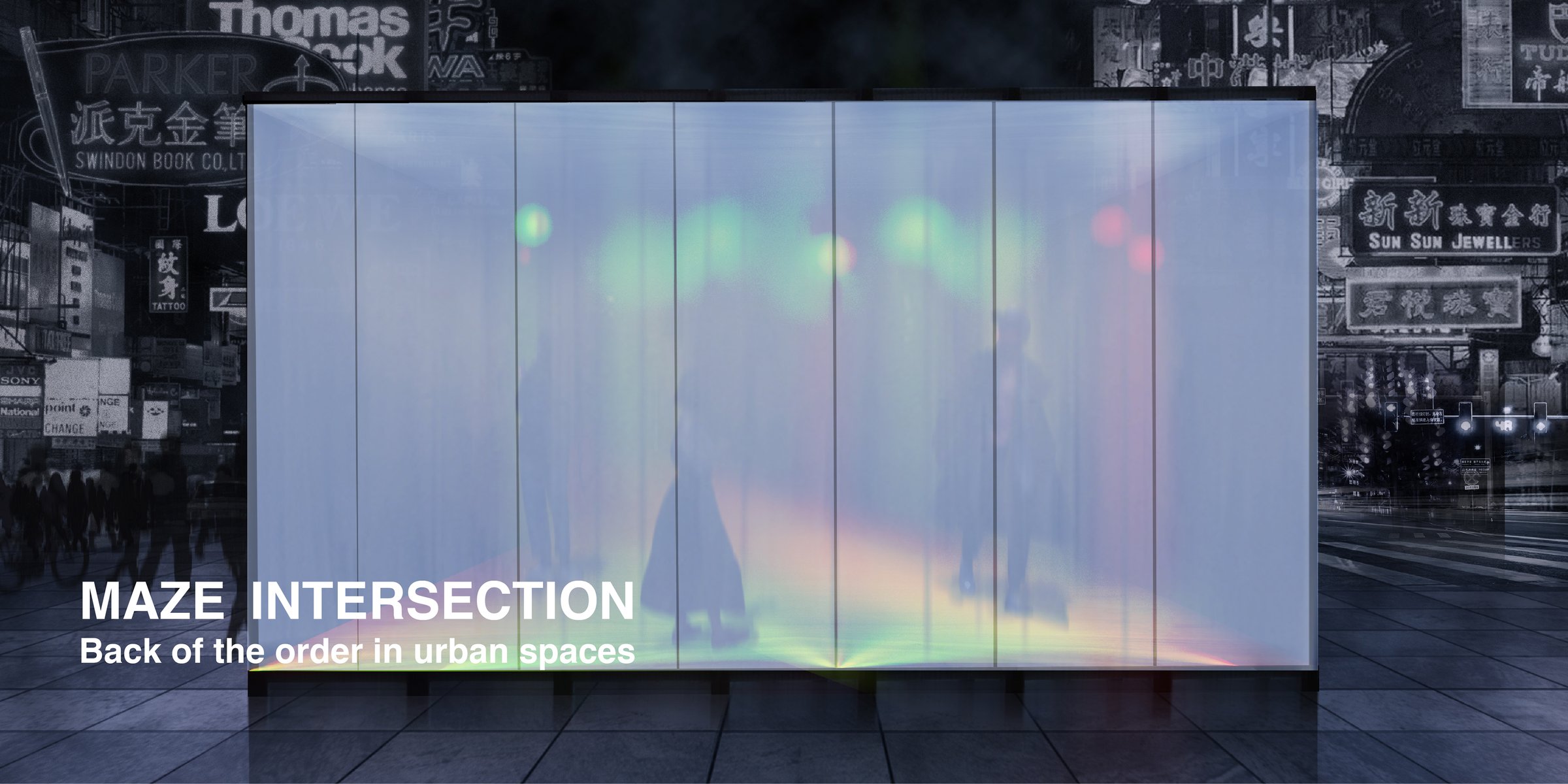 Maze Intersection-Back of the order in urban spaces