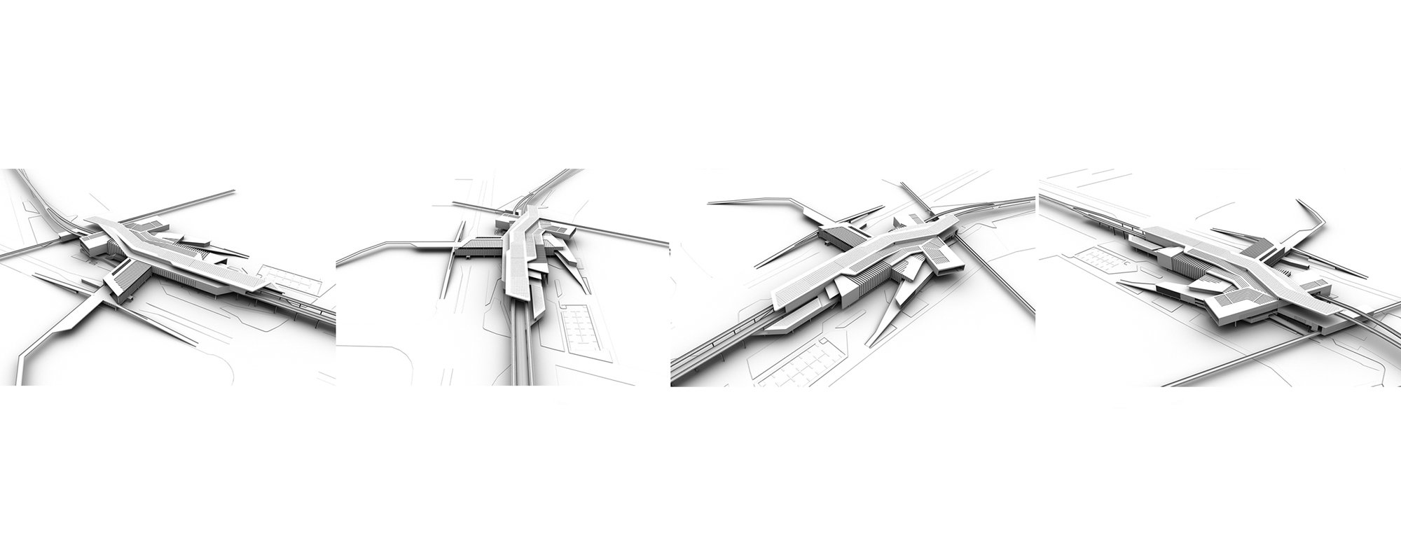Transitional Linkage : Redesigning Airport Railway Station with Integrated MRT and BRT station