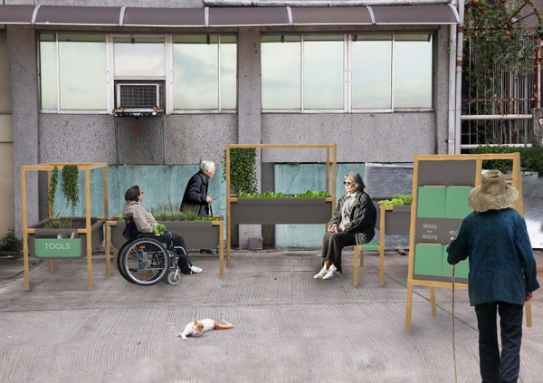 Green patch - Community garden for the elderly of developing countries