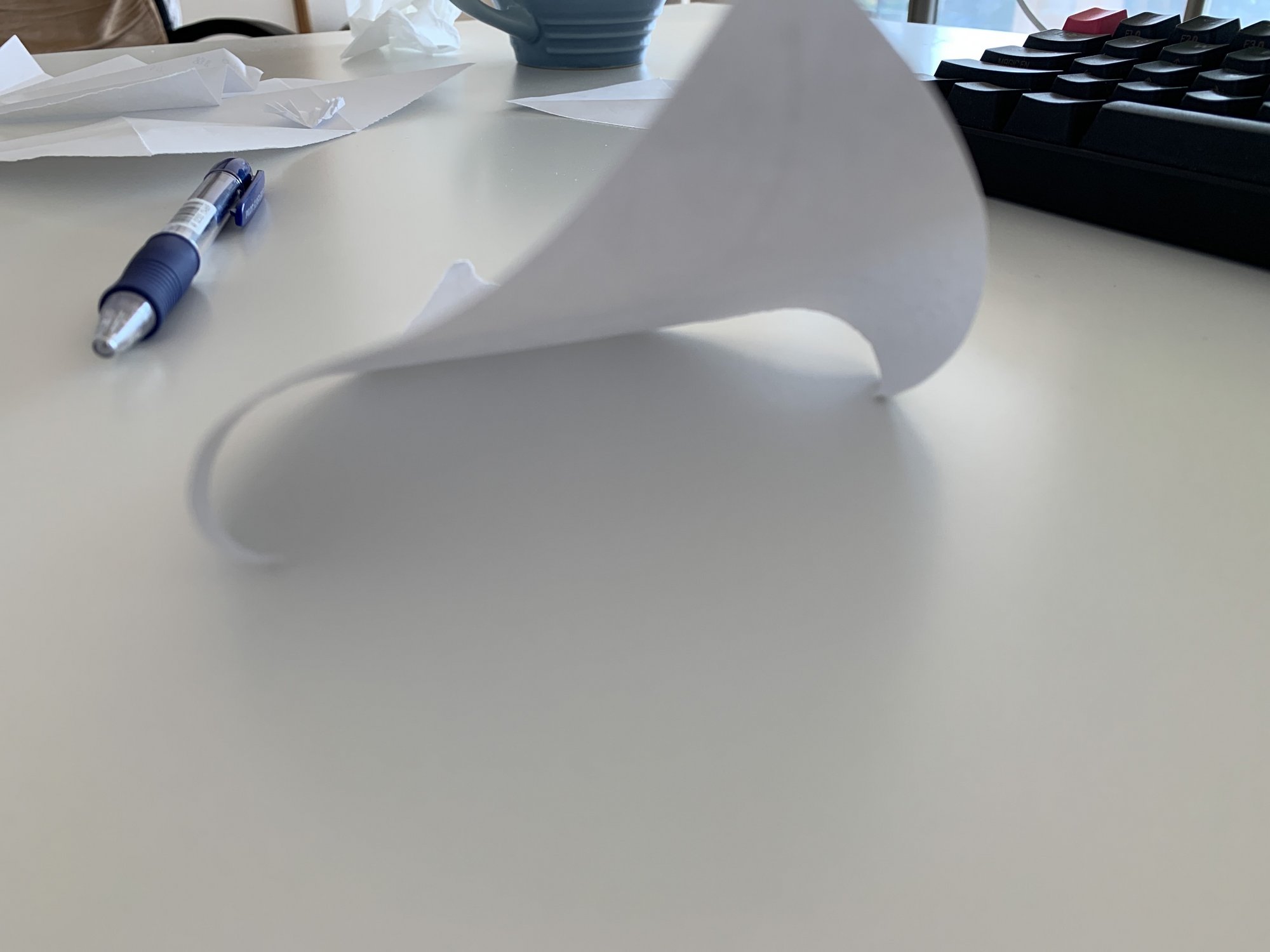 Fold in line? Roll in Curves?