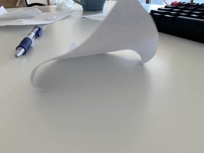 Fold in line? Roll in Curves?