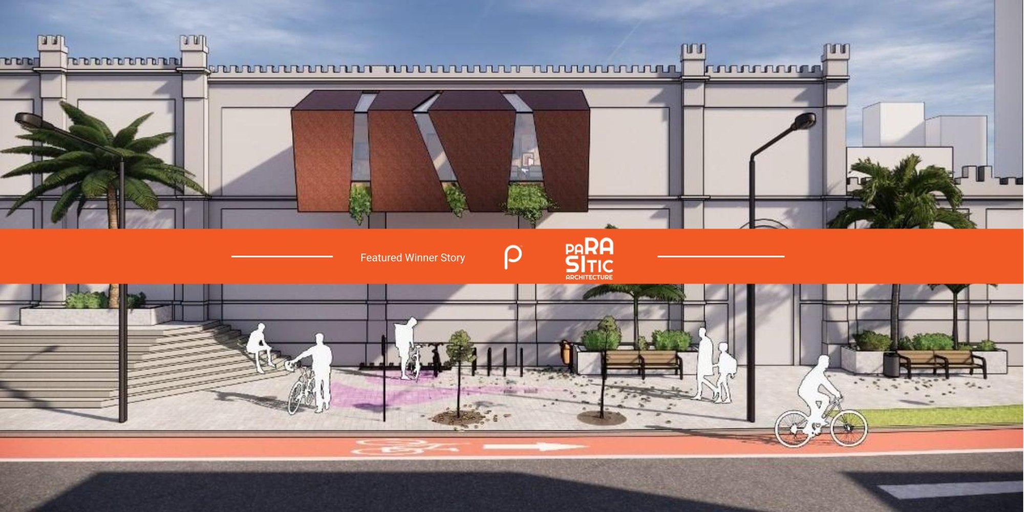 Parasitic architecture, simulating future developments of our cities