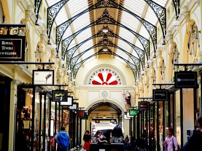 Research of Australia arcade setting