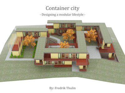 Container city - designing a modular lifestyle