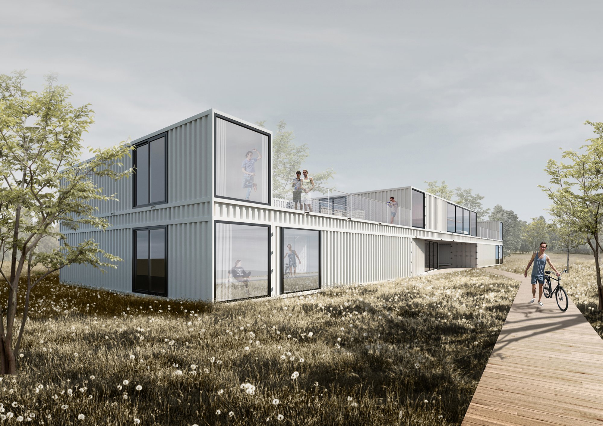 WARTA CAMP - container student housing