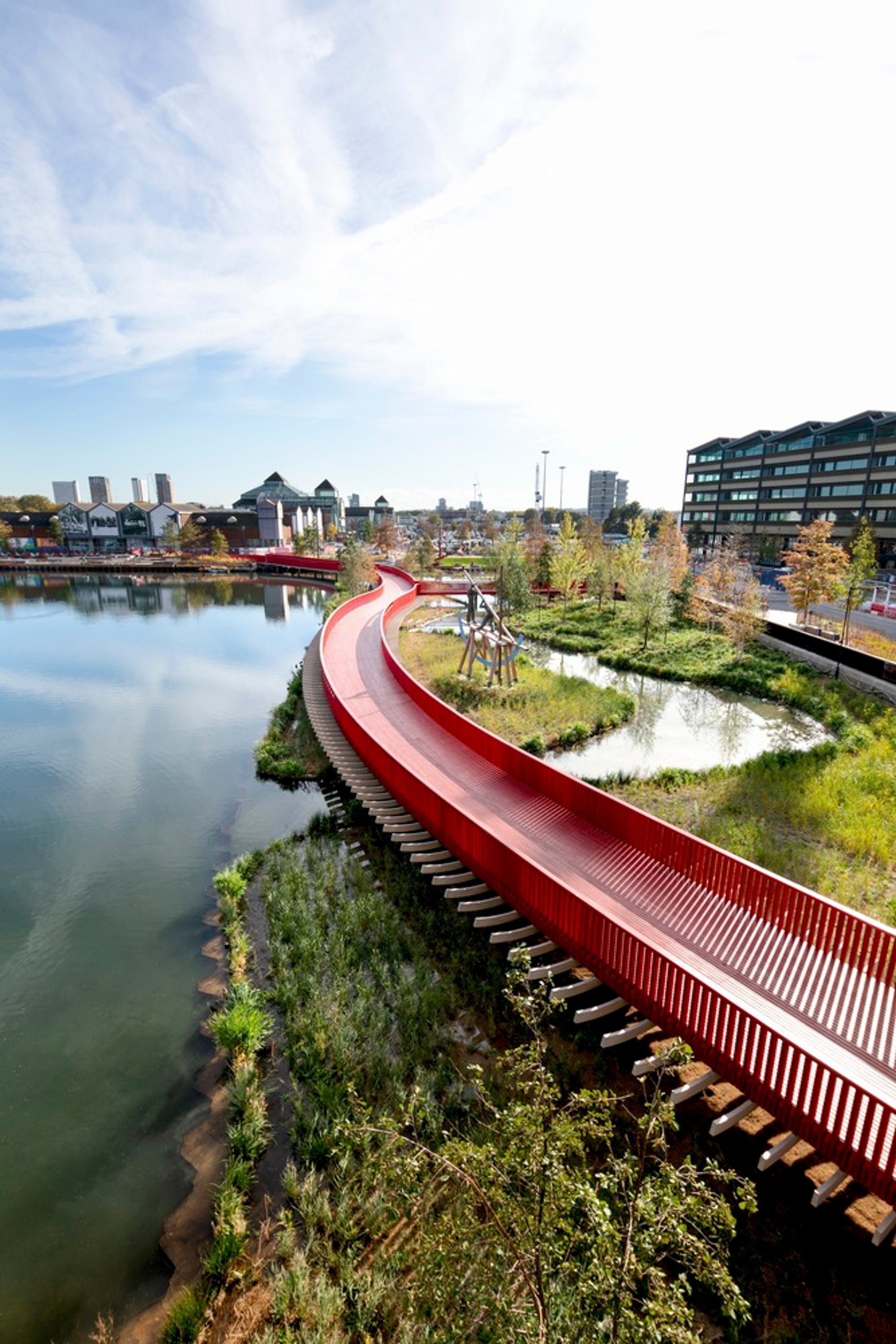 Canada Water Pedestrian Boardwalk: A Sustainable Design by Asif Khan Studio