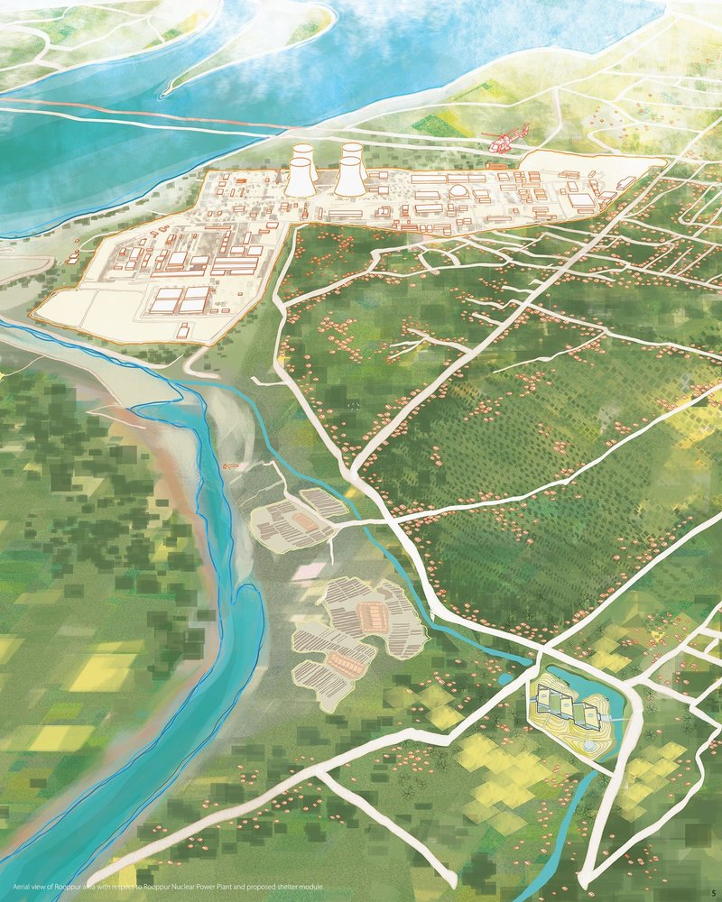 Rooppur: Nuclear safety meets community resilience through innovative shelter design.