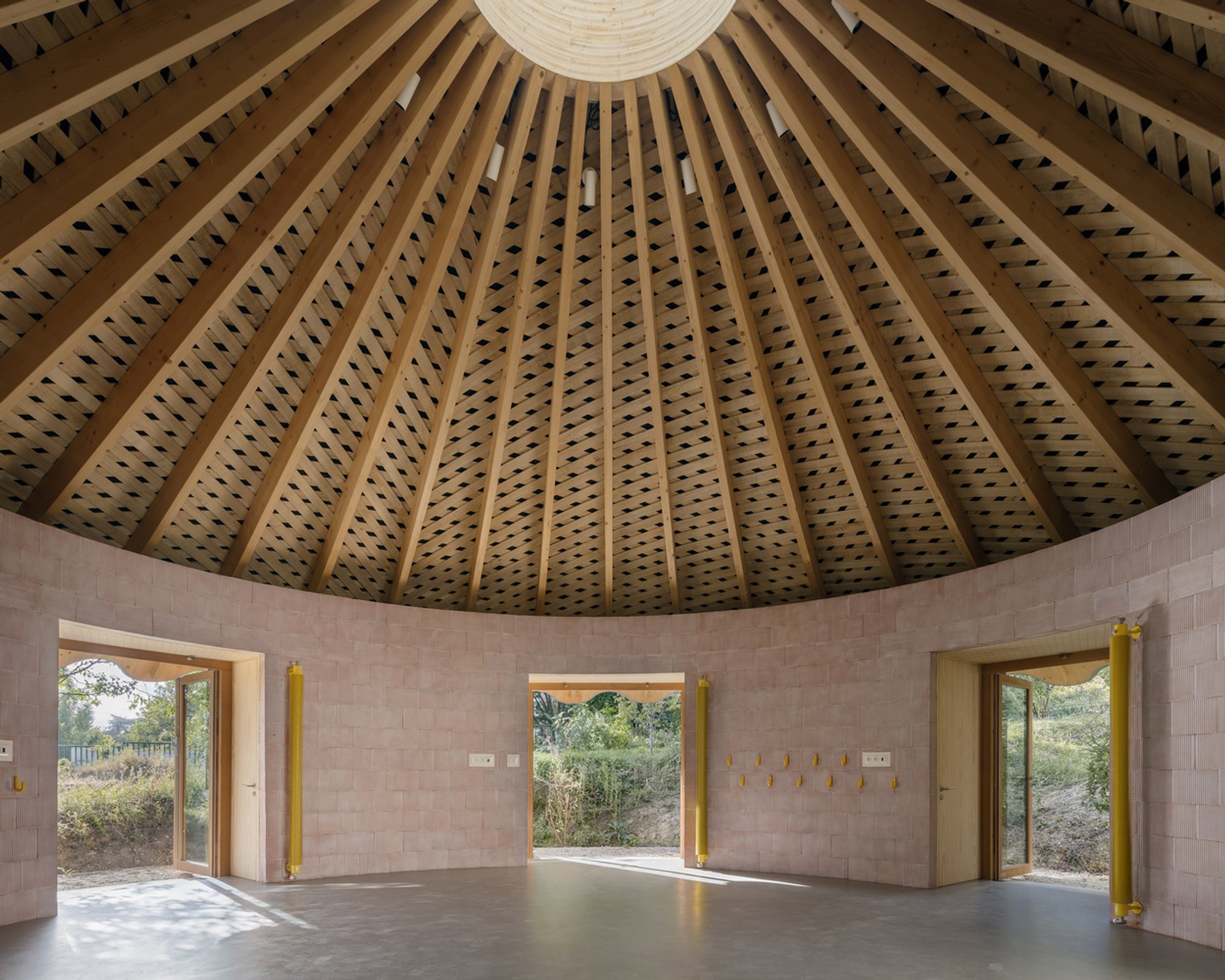 Sustainable School Architecture with Rammed Earth Construction – Le Vau Pavilion by L'Atelier Senzu