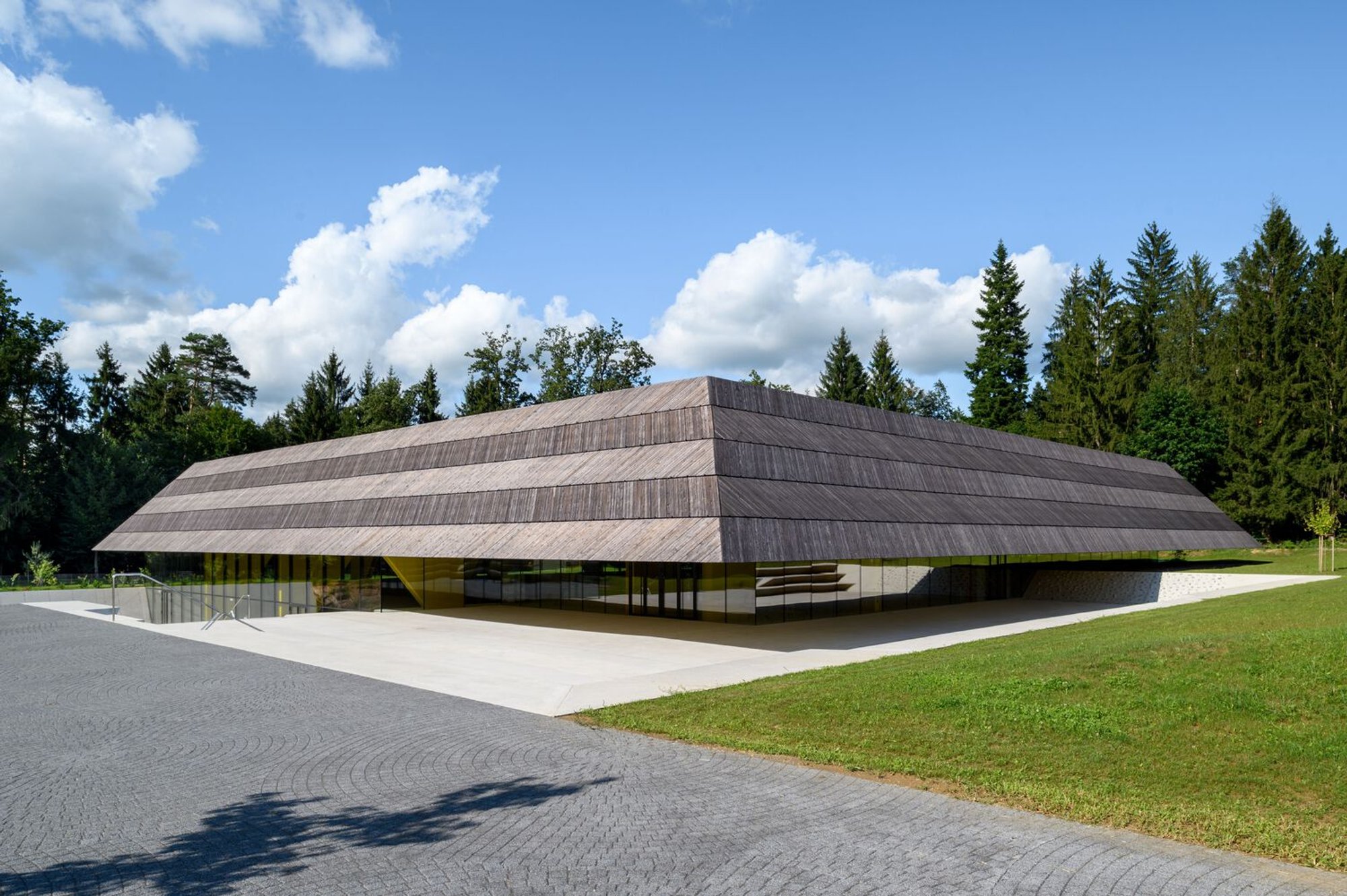 Sustainable Pool Complex Design: A Case Study of Češča Vas Pool Complex by ENOTA