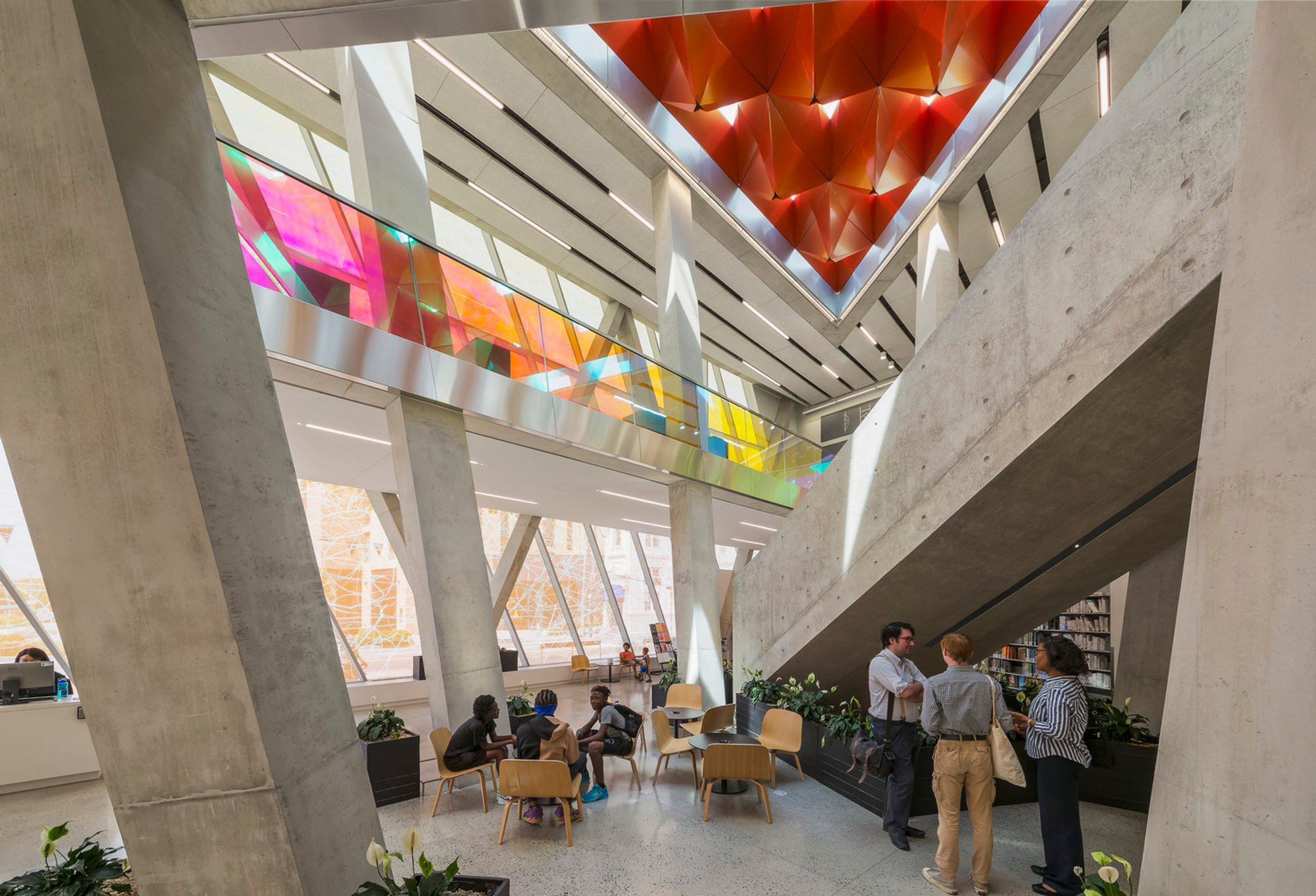 Modern Community Library Design by Snøhetta: The Far Rockaway Library