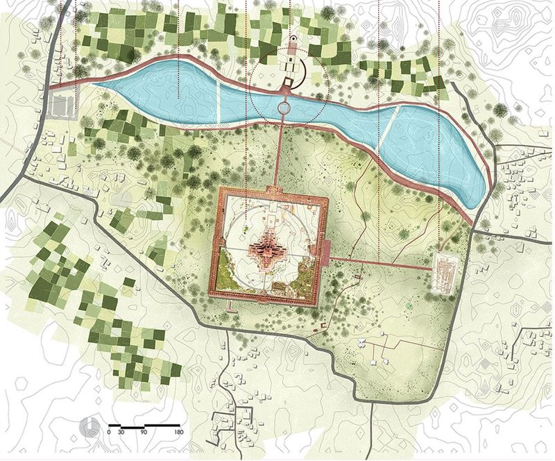 Somapura Mahavihara: Mandala-inspired masterplan integrates nature.