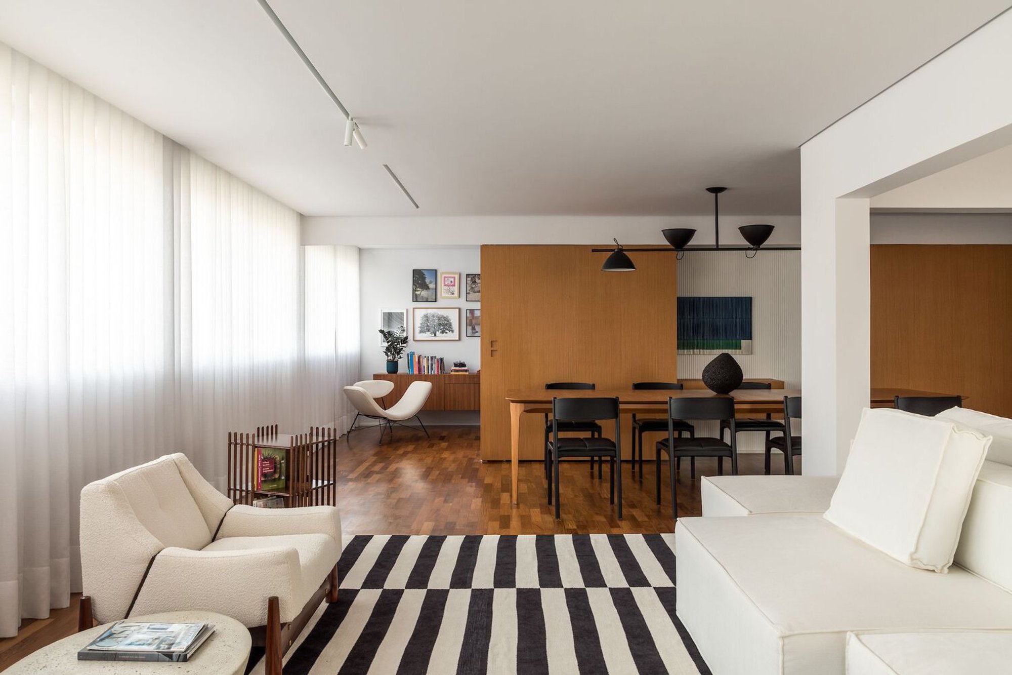 Trianon Apartment Renovation: A Modernist Haven in Curitiba by Küster Brizola Arquitetos