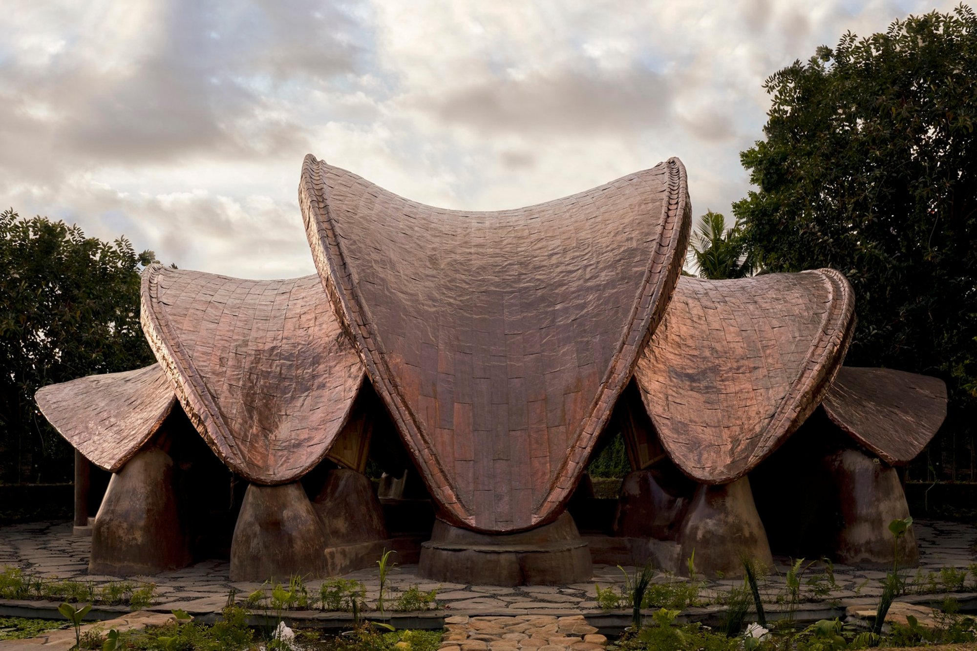 Bamboo Architecture: The Lumi Shala by IBUKU