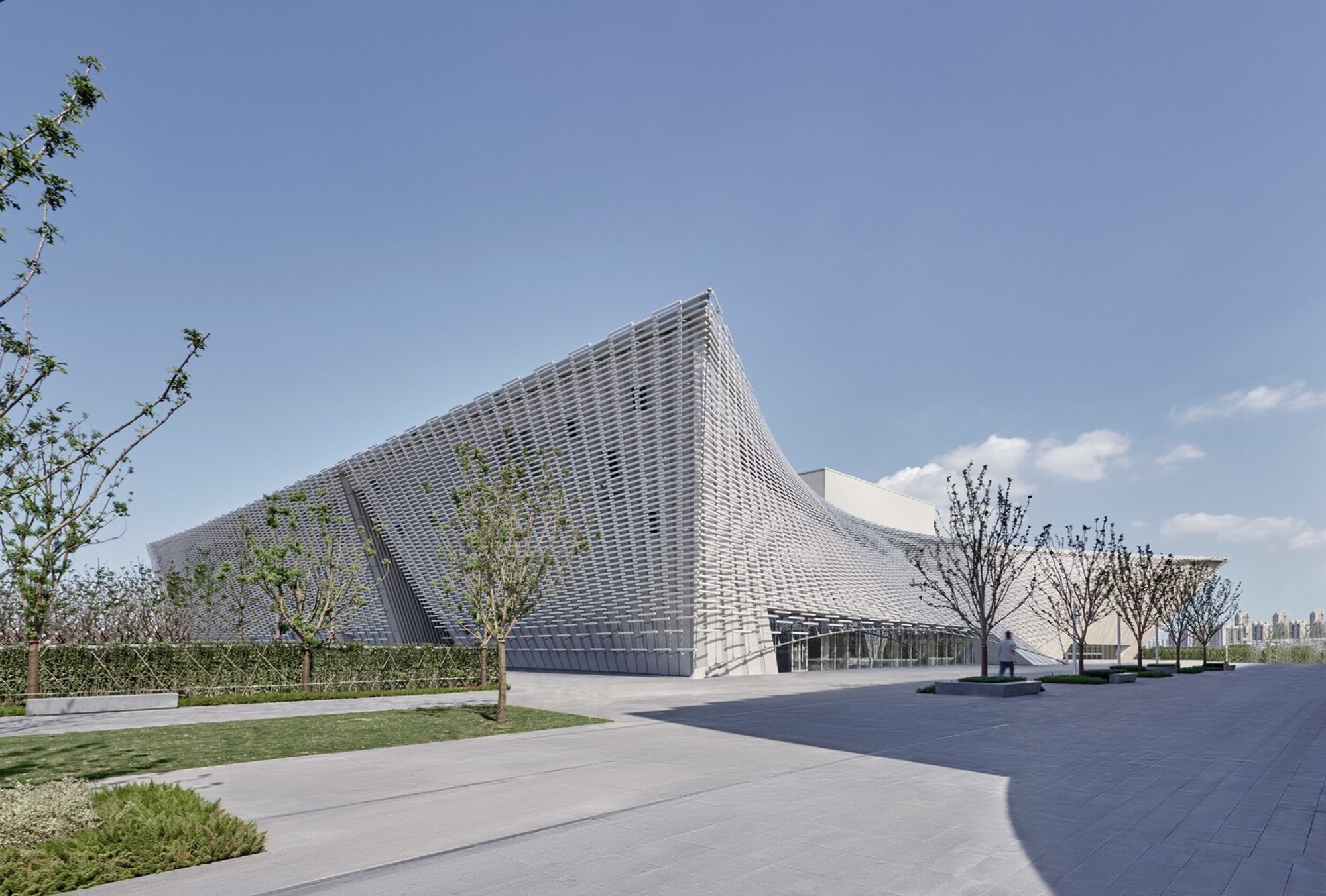 Modern Ceramic-Clad Cultural Architecture: The Nanchang Grand Theatre by PES-Architects