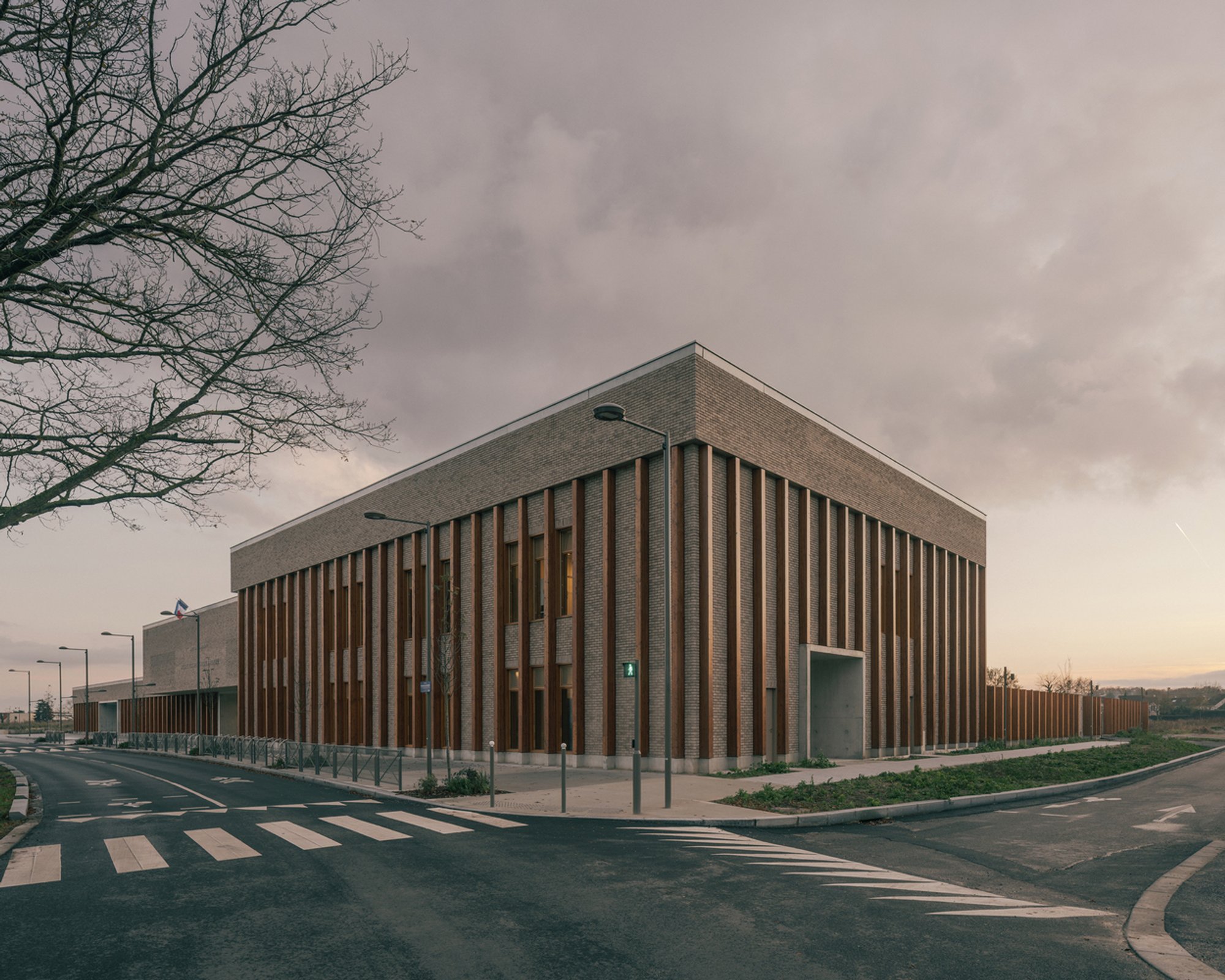 Sustainable School Architecture Design: Groupe Scolaire Claudie Haigneré by ValletdeMartinis Architectes