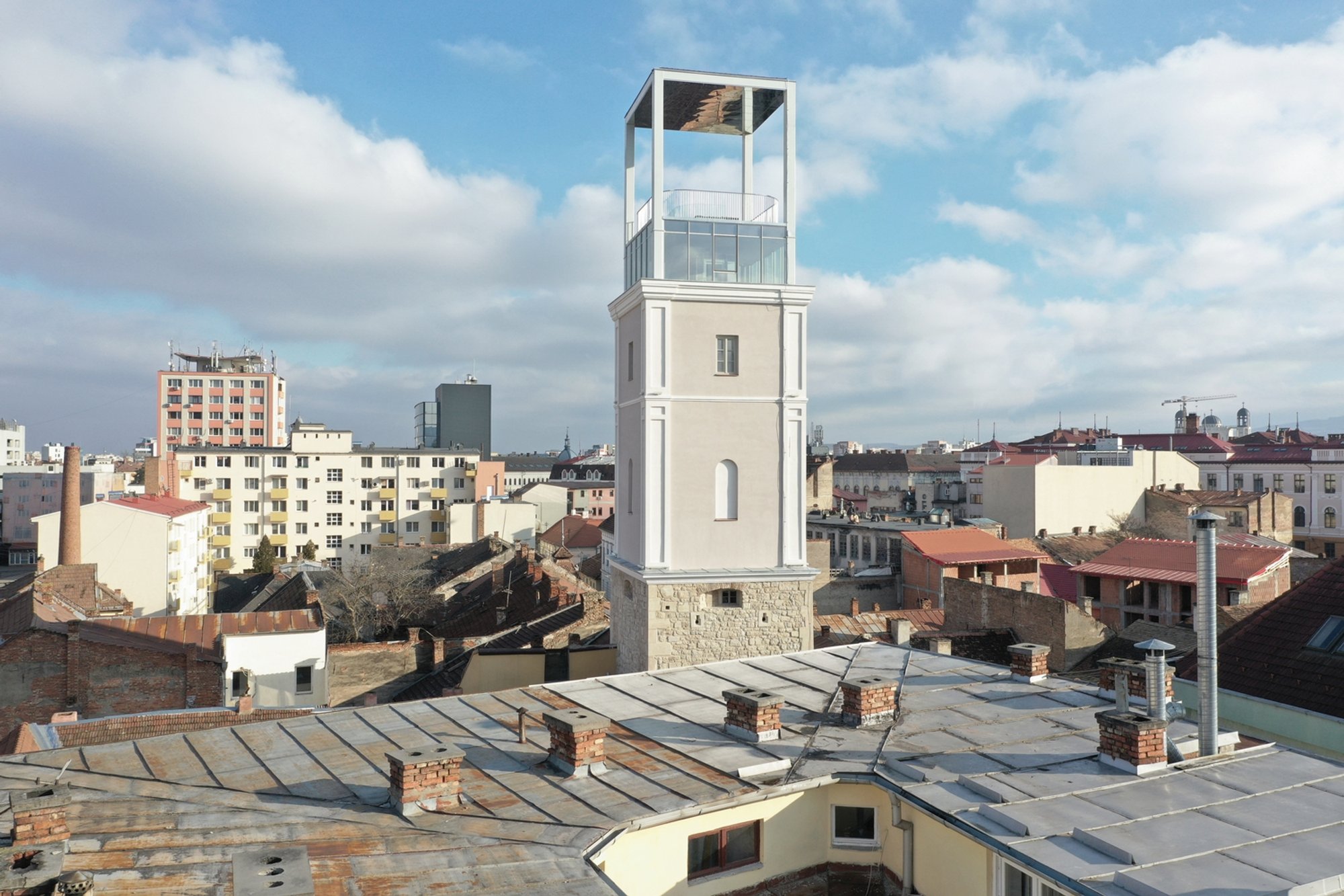Revitalized Medieval Towers in Romania: Firefighters Tower by Vlad Sebastian Rusu and Octav Silviu Olanescu Architecture Office