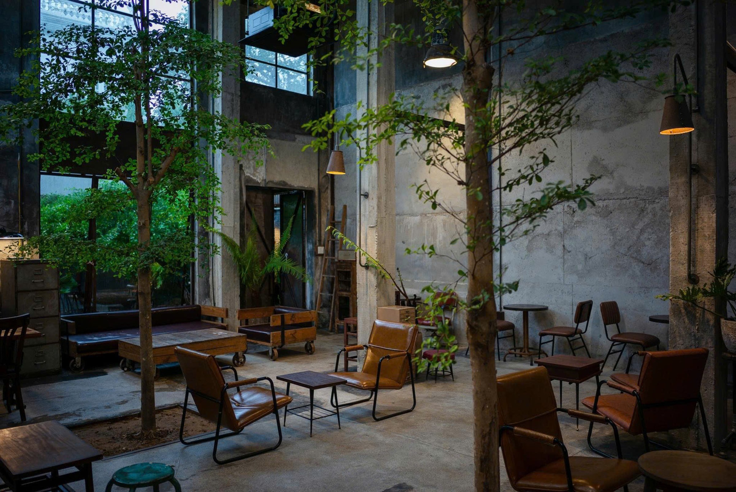Tan Coffee: Industrial Charm Meets Green Oasis in Hue, Vietnam