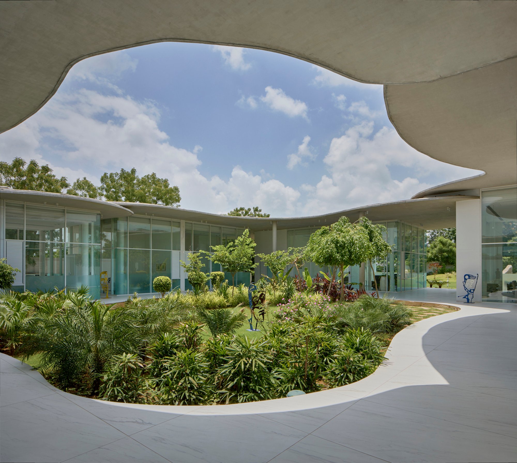 Nature-Inspired Office Design: Amoeba 2.O Office by Hiren Patel Architects