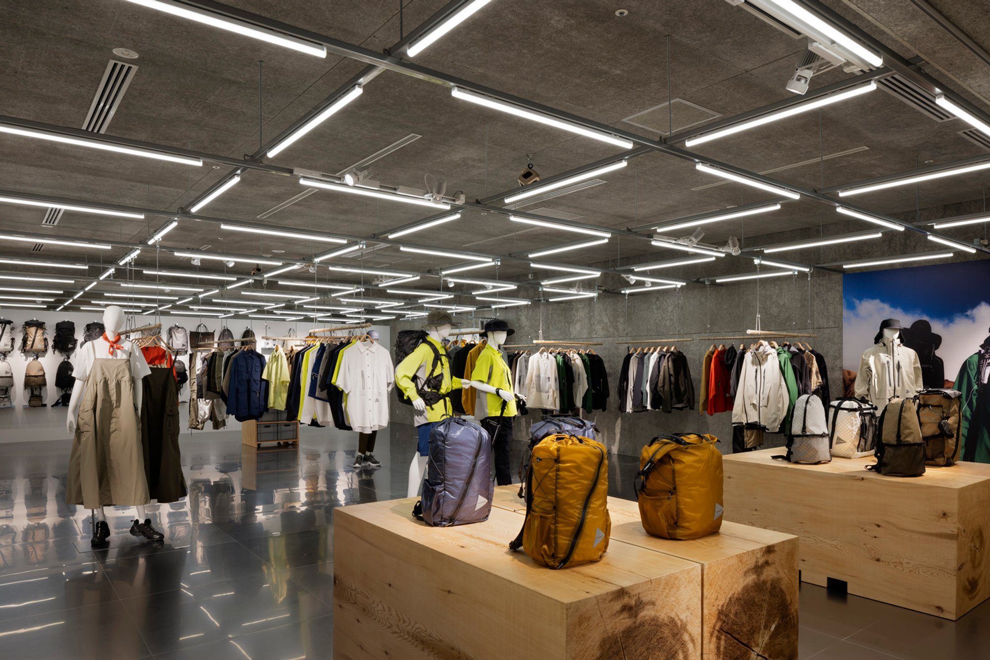 Modern Retail Store Design in Tokyo: and wander GINZA SIX Store by Jo Nagasaka + Schemata Architects