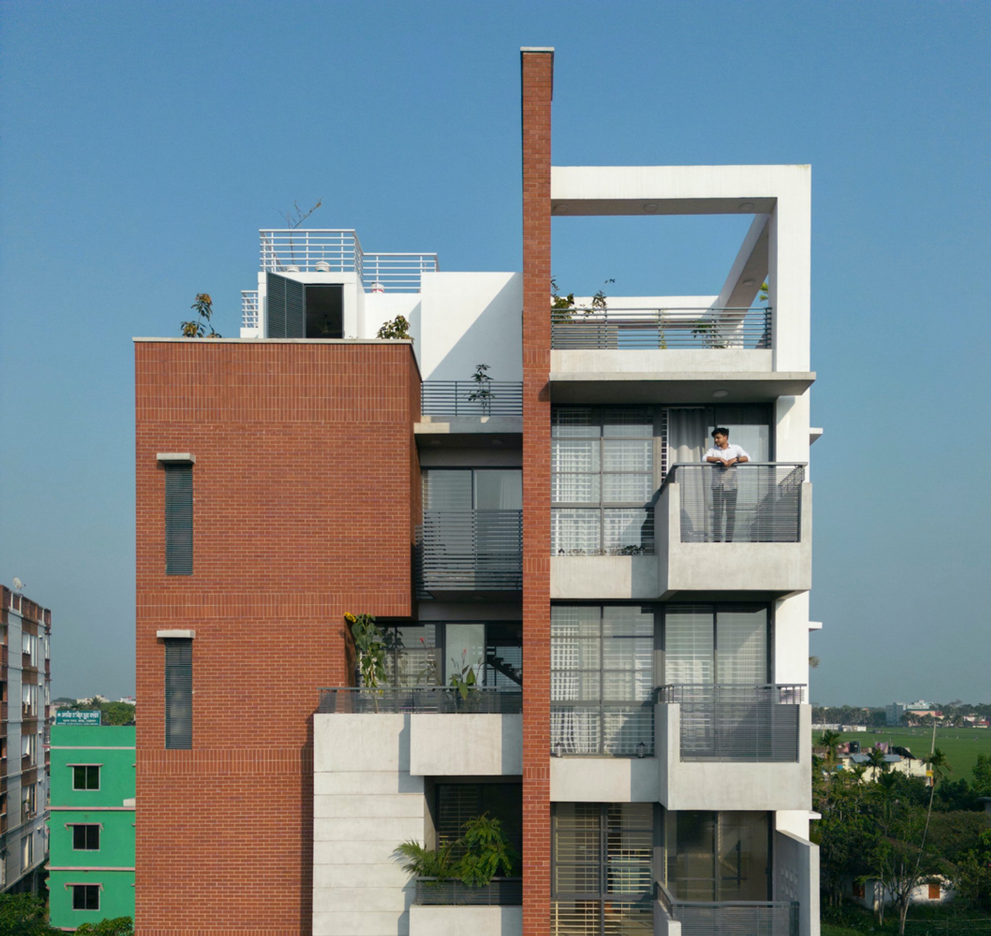 Green View Residence: A Landmark in Sustainable Architecture by 3 Points Consultant