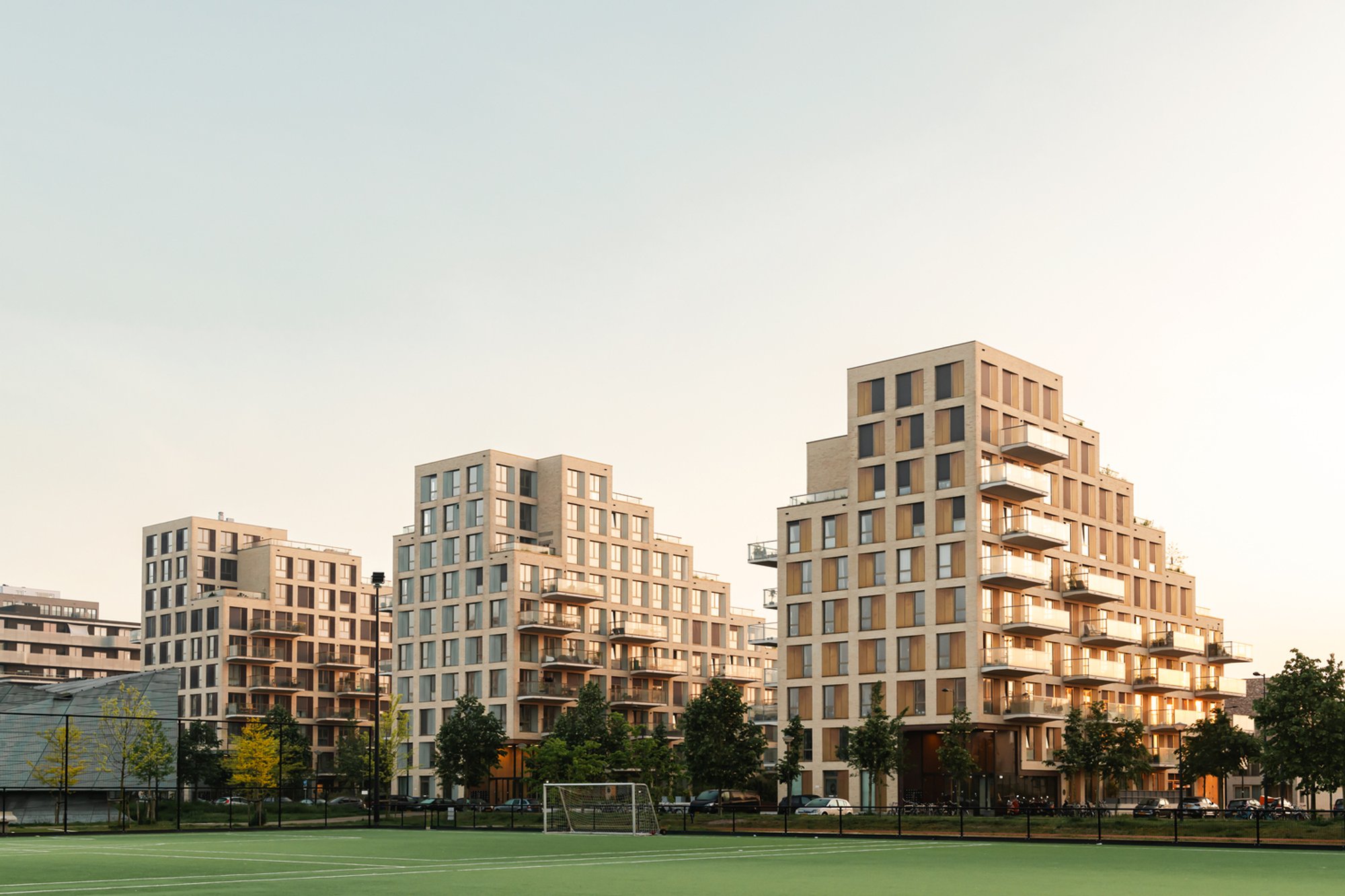 Heroes Residence Island: A Landmark in Amsterdam by Arons & Gelauff Architecten