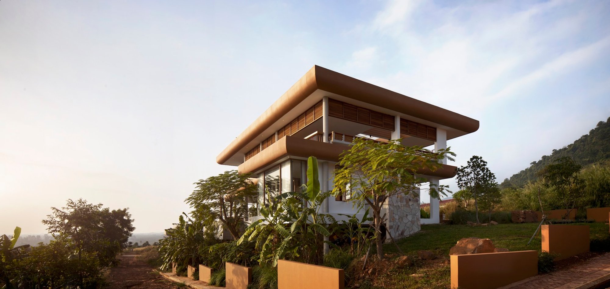Sustainable Modern Khmer House Design: Damnak Soriya by Re: Edge Architecture