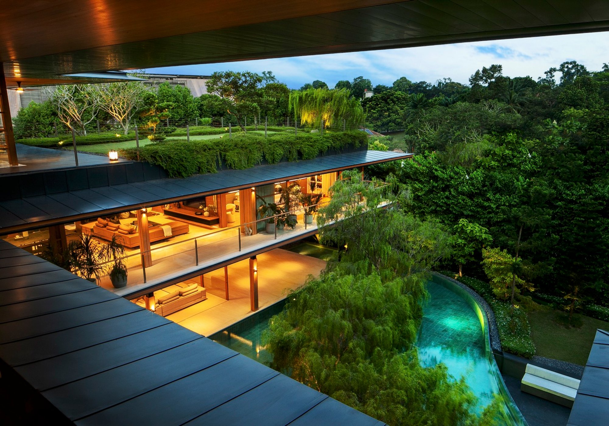 Rain Tree House Singapore Architecture: A Sustainable Oasis by Guz Architects