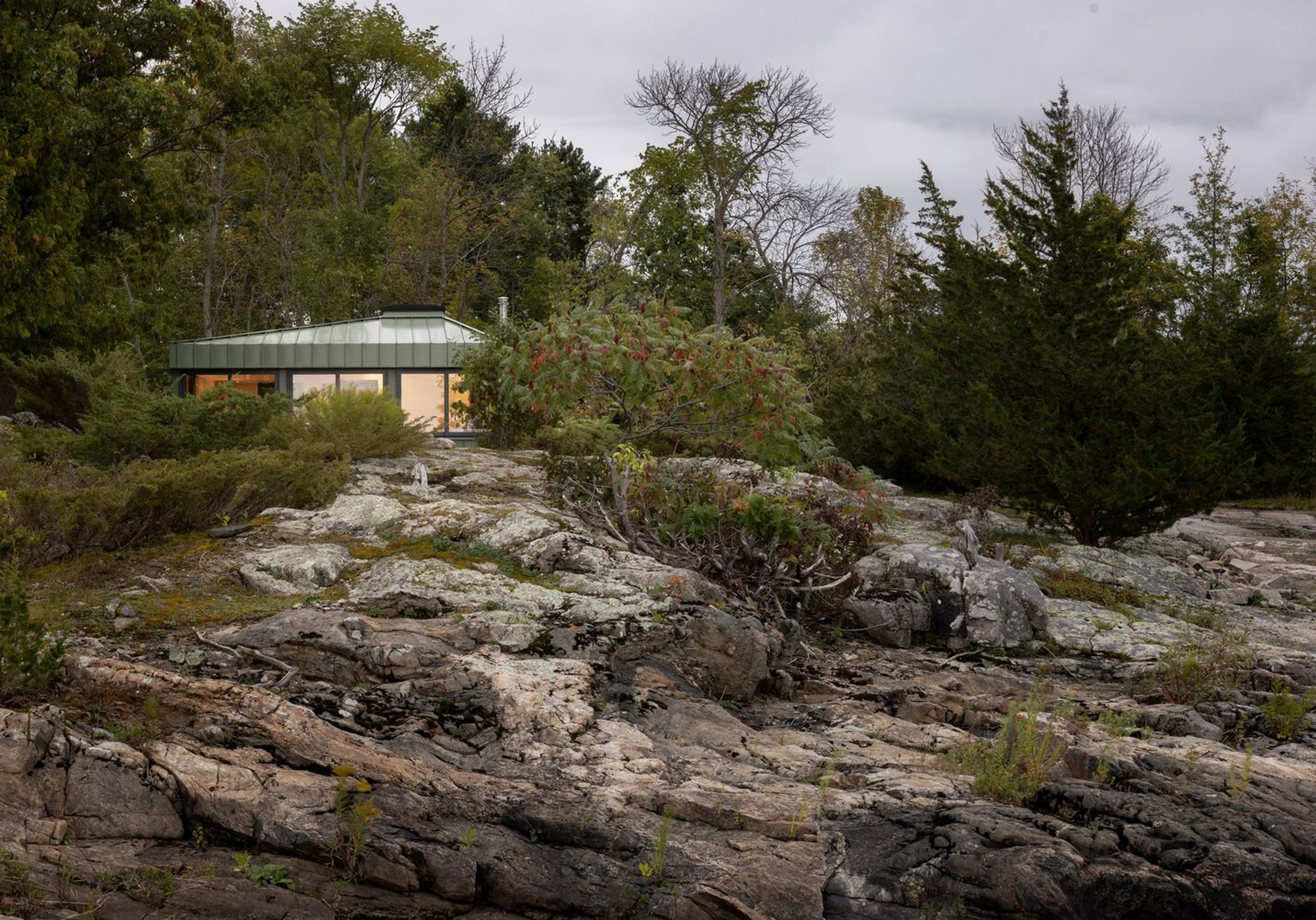Contemporary Cabin Design in Nature: The Green Cabin by Daymark Design Incorporated