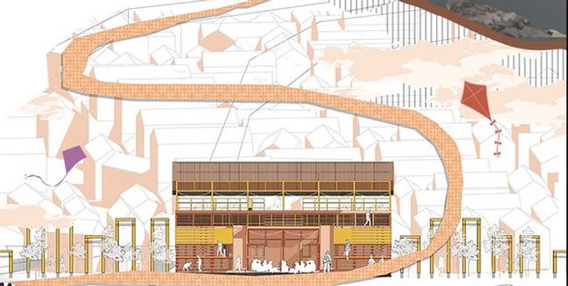 Pathways to progress: Community hubs revitalizing underutilized spaces for education, collaboration, and sustainable development.