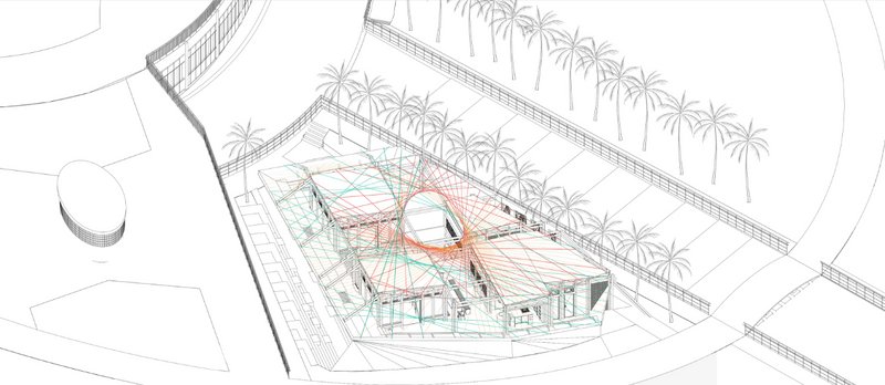 Architectural layout emphasizing sustainability and accessibility.
