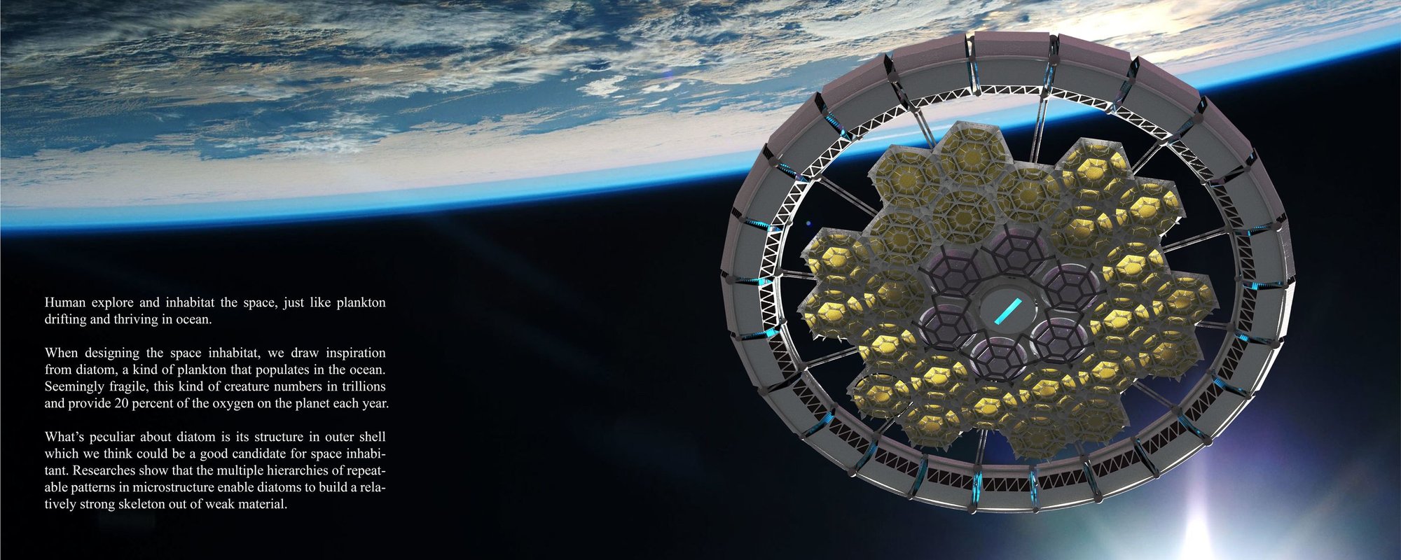 Space Architecture Inspired by Diatoms: A Vision for the Future