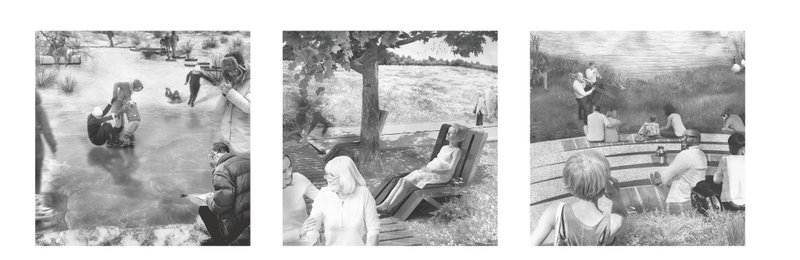 Seasonal activities bring life to the wetlands with winter skating.